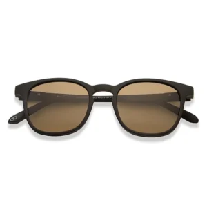 Black Brown Full Rim Sunglasses