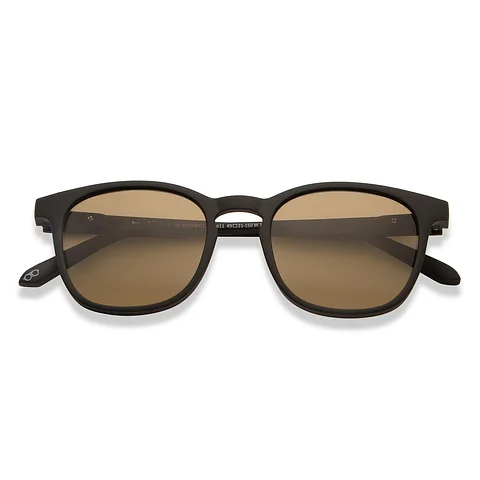 Black Brown Full Rim Sunglasses