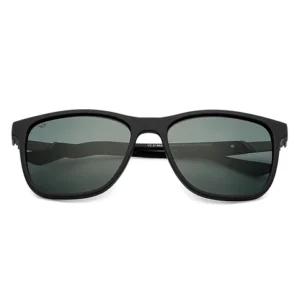 Matte Black Full Rim Polarized Sunglasses