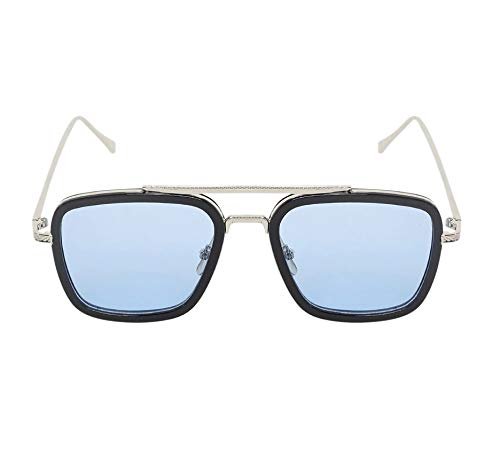 ELEGANTE Metal Body Rectangular inspired from Tony Stark Sunglasses, infinity War Iron Man Sunglasses for Men & Boys - Image 3