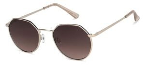 EYEWEAR | Full Rim Hexagonal Branded Latest and Stylish Sunglasses | 100% UV Protected | Men & Women | Small