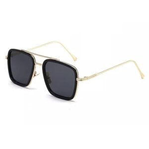 ELEGANTE Metal Body Rectangular inspired from Tony Stark Sunglasses, infinity War Iron Man Sunglasses for Men & Boys