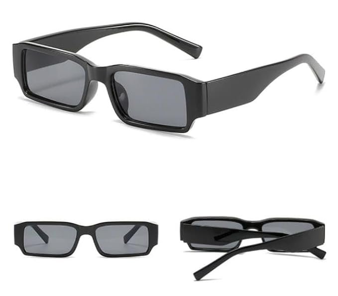FLASH Rectangle Sunglasses for Women Retro Driving Glasses 90s Vintage Fashion Narrow Square Frame UV400 Protection Glasse - Image 5