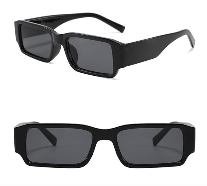 FLASH Rectangle Sunglasses for Women Retro Driving Glasses 90s Vintage Fashion Narrow Square Frame UV400 Protection Glasse - Image 2