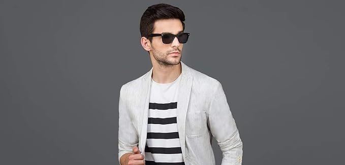 ARZONAI Retro Square Wayfarer Light Weight Uv Protection Classic Sunglasses for Men and Women Unisex Mat Black - Image 6