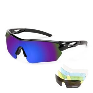 Karsaer Polarized TR90 Sports Cycling Sunglasses BMX, Running Golf Baseball