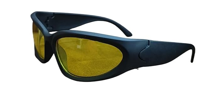 Hairum combo of 2 and pack of 3 Futuristic Series Wraparound Y2K Sunglasses For Men & Women | UV Protected | Full Rim Trending & Stylish Shades | Free Size - Image 7