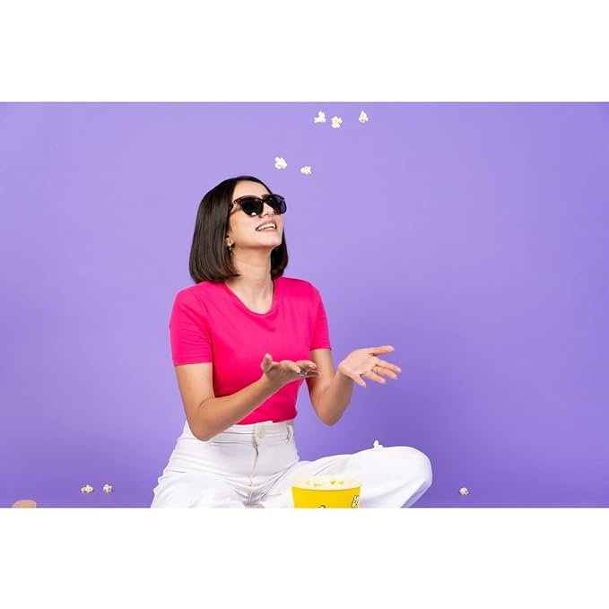 ENRICO Women's Full Rim Cateye Sunglasses | UV Protected Anti-glare Sunglasses | Cateye and Oversized Sunglasses for Women - Image 3