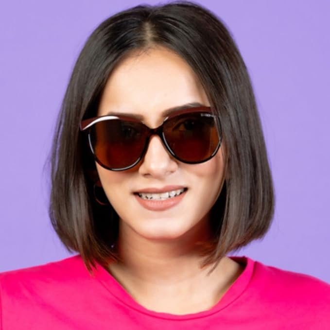 ENRICO Women's Full Rim Cateye Sunglasses | UV Protected Anti-glare Sunglasses | Cateye and Oversized Sunglasses for Women - Image 5