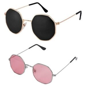 Dervin Unisex Round Non-Polarization Sunglasses