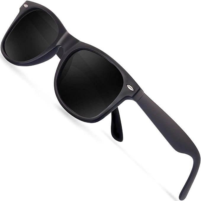 ARZONAI Retro Square Wayfarer Light Weight Uv Protection Classic Sunglasses for Men and Women Unisex Mat Black - Image 5