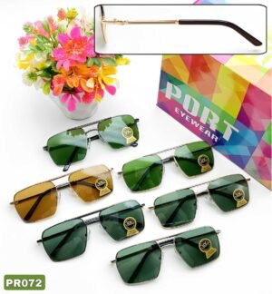 UV Protection Retro Square Sunglasses (54) (For Men & Women, Grenn, Brown) 100& UV Protection