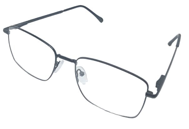 Metal frame with spring. free blue filter lens ,UV protection, anti glare,lightweight frame, ergonomic design, sleek silver finish, unisex design - Image 5