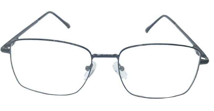 Metal frame with spring. free blue filter lens ,UV protection, anti glare,lightweight frame, ergonomic design, sleek silver finish, unisex design