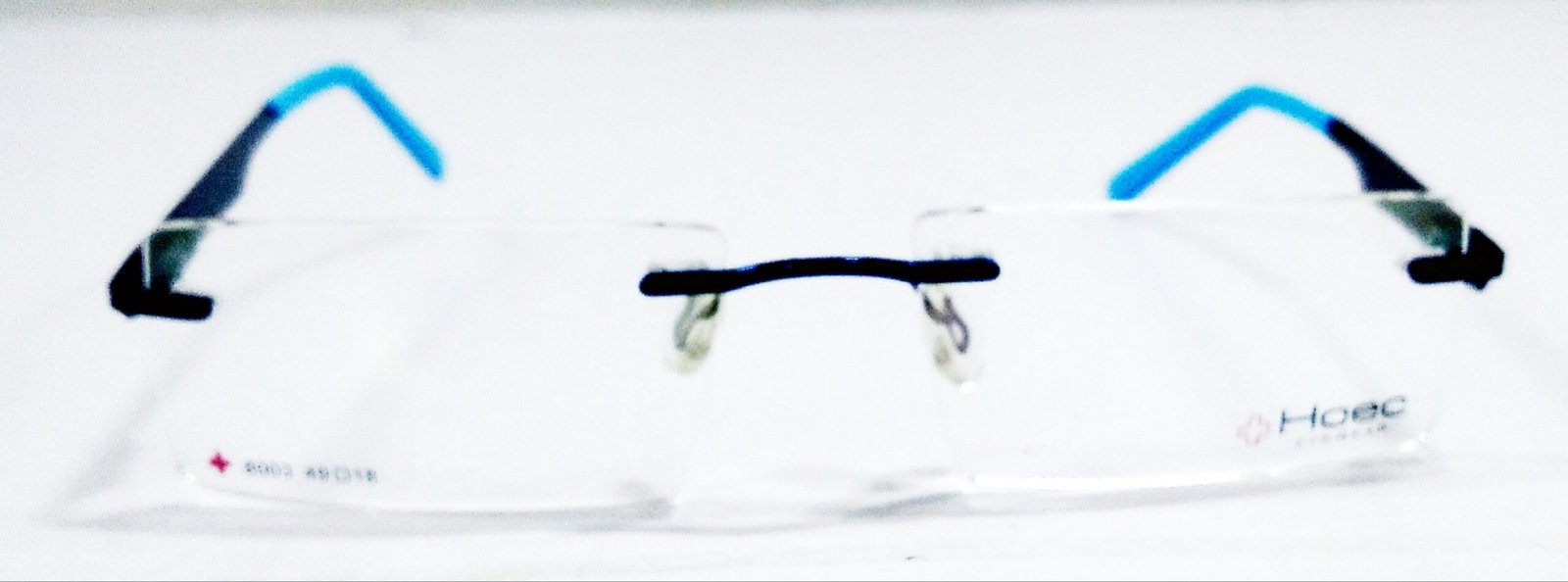 Discount Optical Plus rimless metal blue - Image 3
