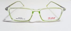 discount Optical Plus Tom heardy Green full rim rectangular eye glasses