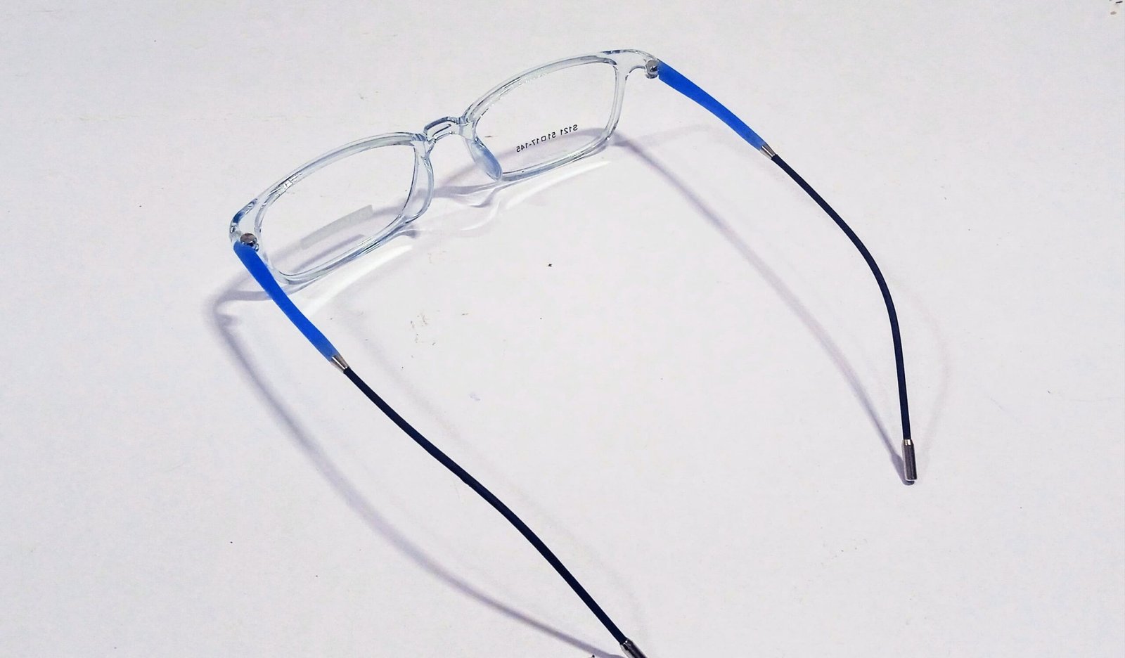 discount Optical Plus Meites banwe blue full rim rectangular eye glasses - Image 5