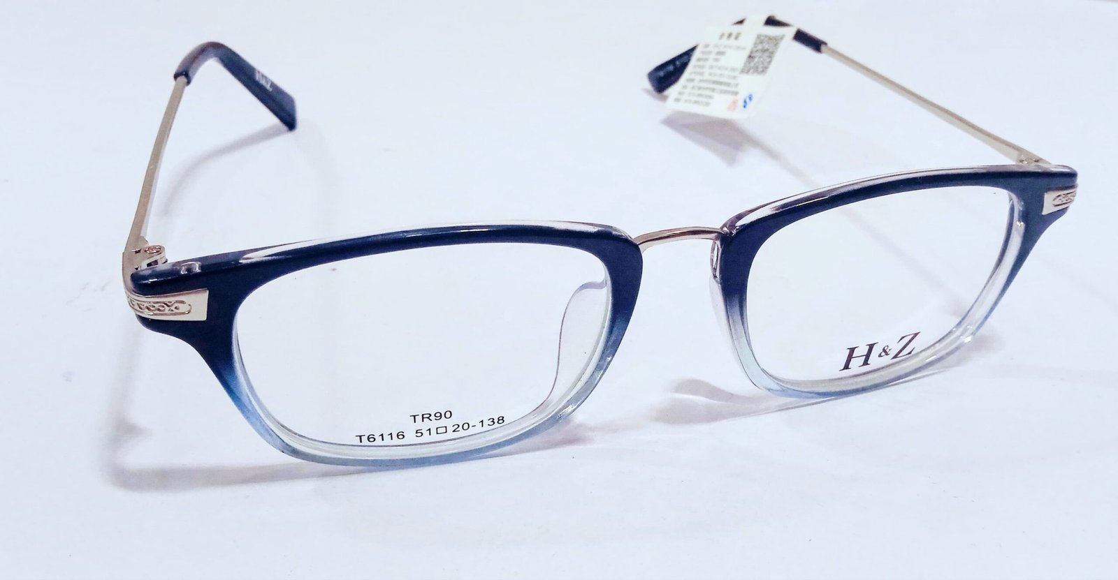 Discount Optical Plus H&Z Black fullrim rectangular eye glasses - Image 3