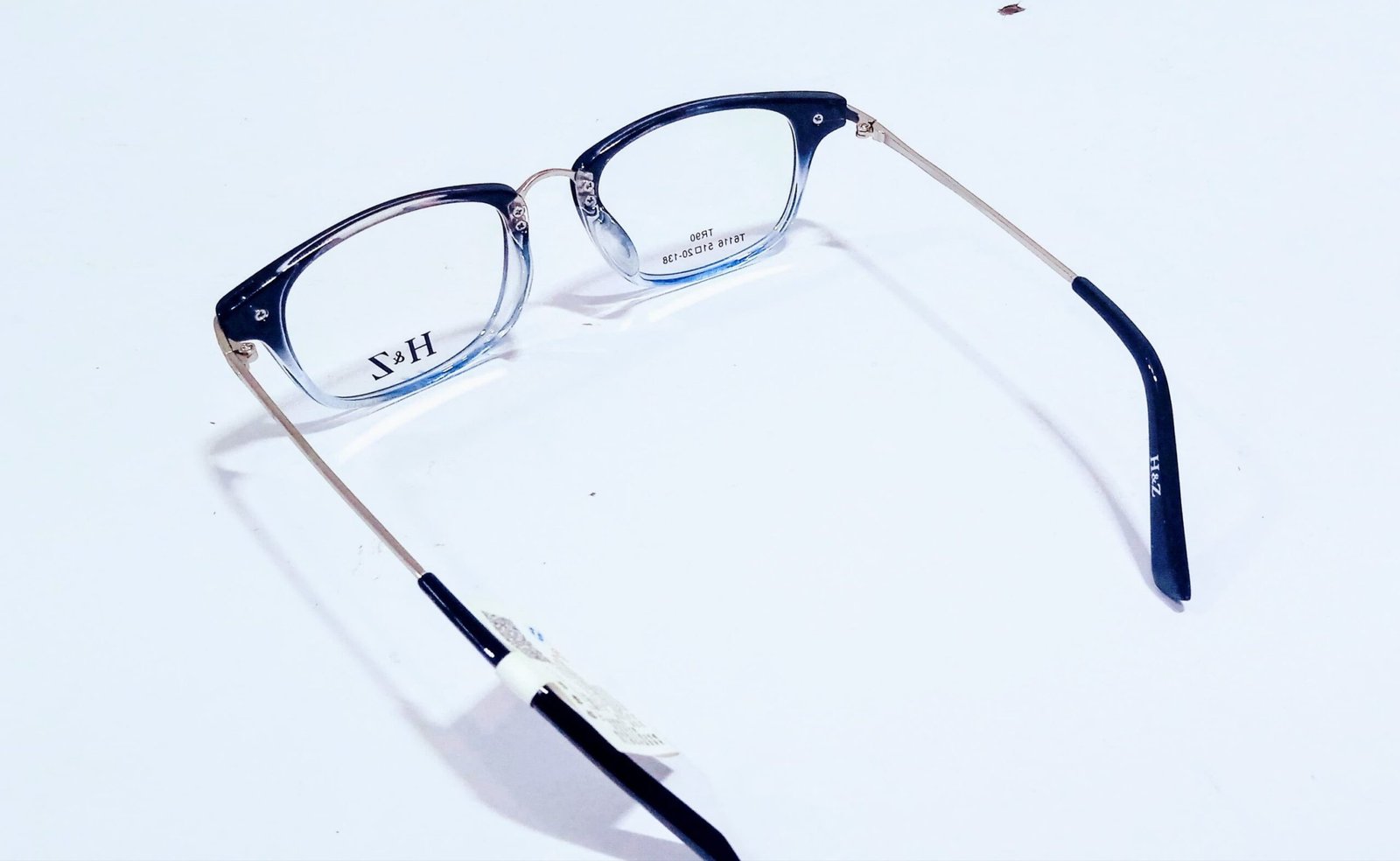 Discount Optical Plus H&Z Black fullrim rectangular eye glasses - Image 4