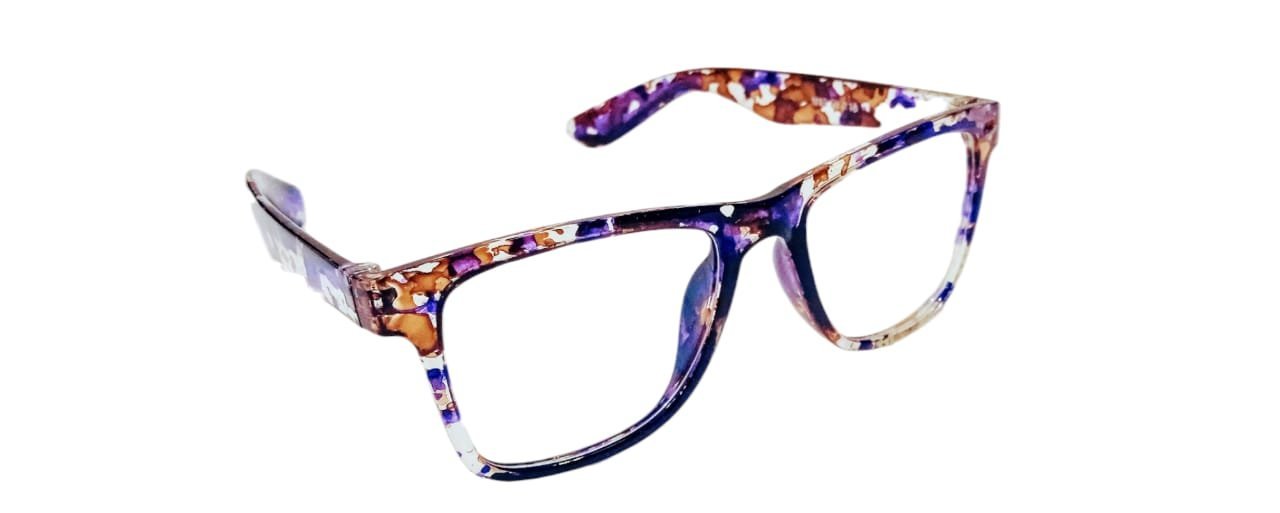 discount Optical Plus eye wear purple & brown fullrim round frame - Image 6