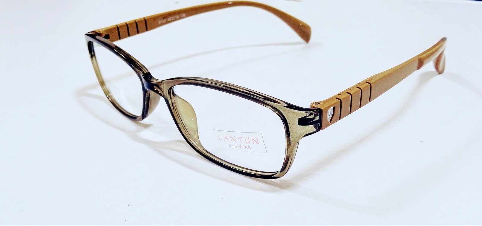 Discount Optical Plus eye wear brown fullrim rectangular frame - Image 5