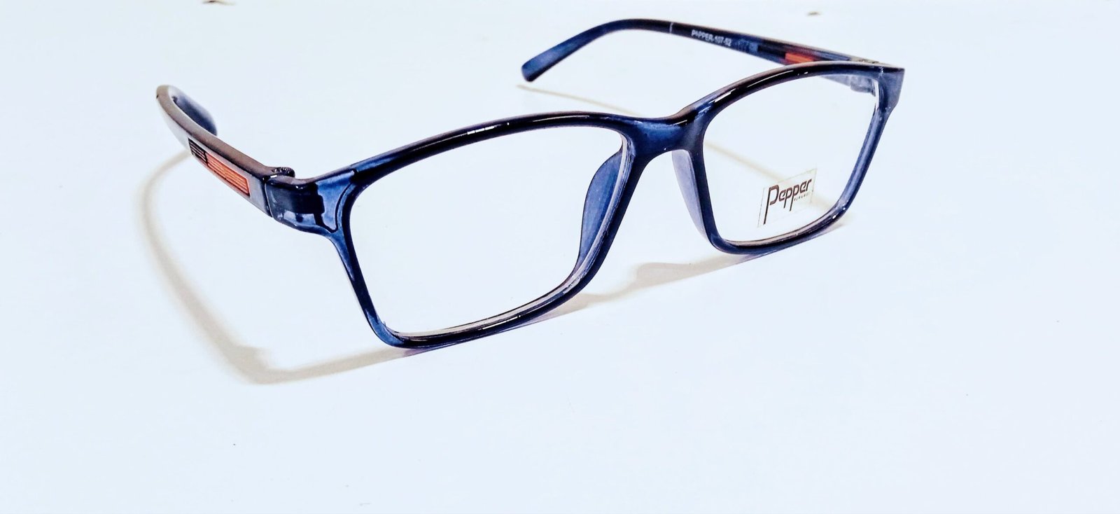 Discount Optical Plus eye wear navy blues fullrim rectangular frame - Image 2