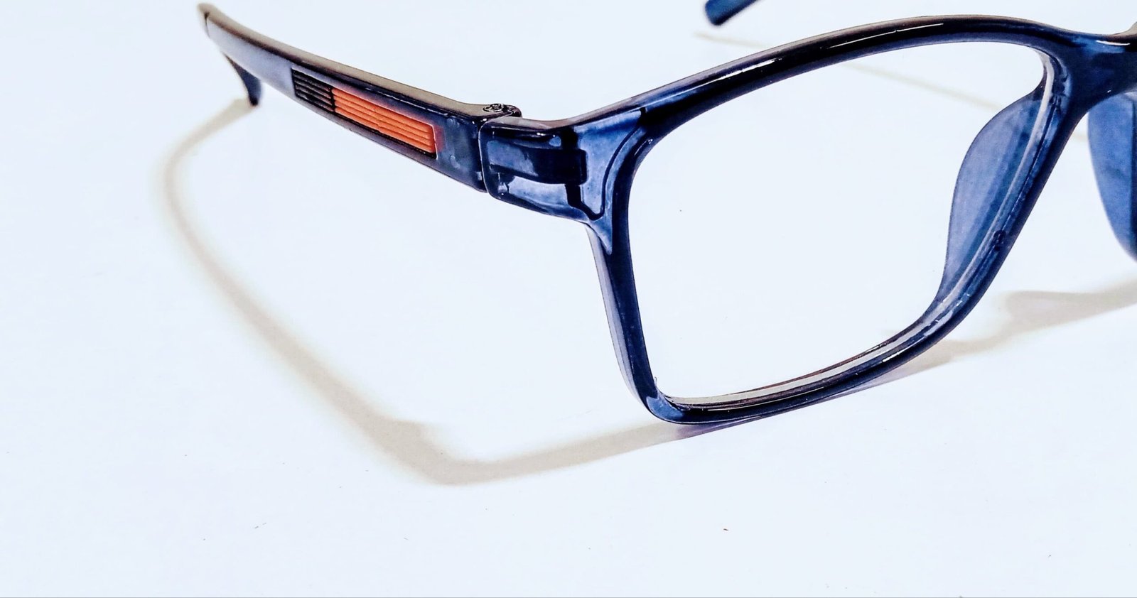 Discount Optical Plus eye wear navy blues fullrim rectangular frame - Image 3