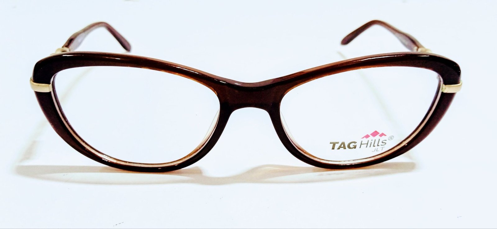 Discount Optical Plus Brown cat-eye glasses