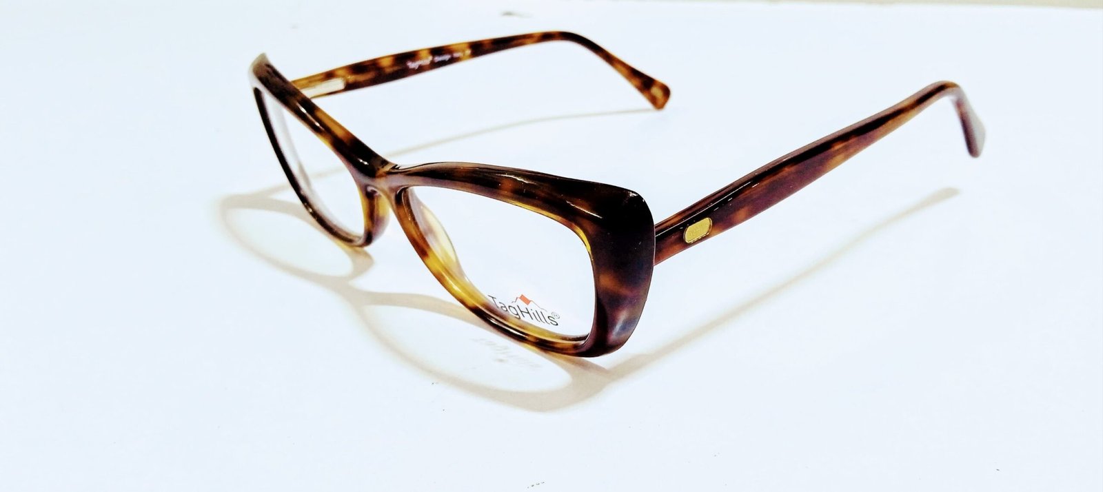 Discount Optical Plus animalier brown cat eye glasses - Image 4