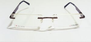 Discount Optical Plus rimless metal Brown eyes glasses