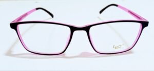 Discount Optical Plus Pink and black fullrim rectangular eye wear