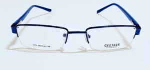 Discount Optical Plus blue Half-rim Rectangle frame