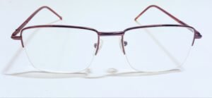 Discount Optical Plus Brown Half-rim Rectangle frame