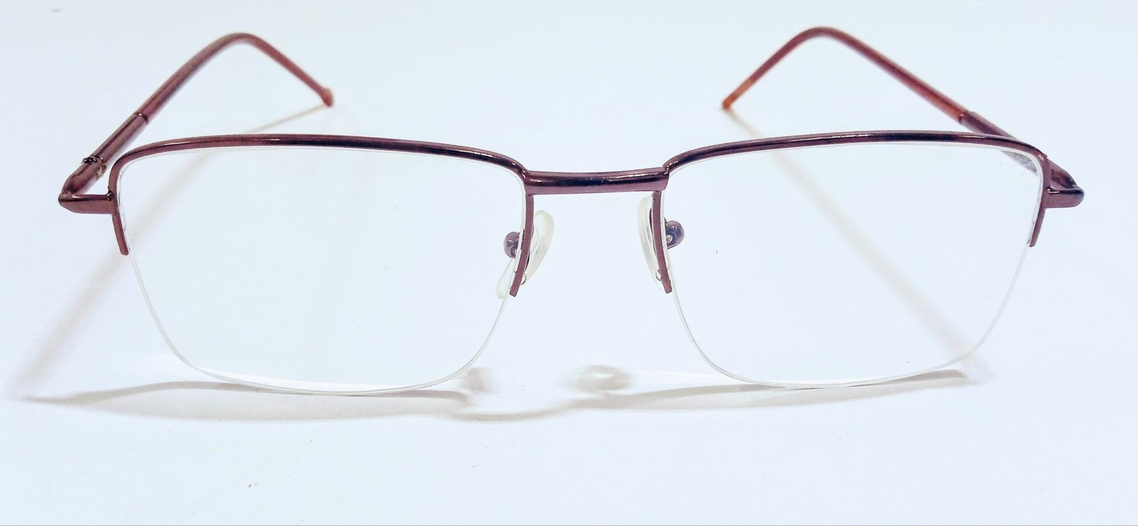 Discount Optical Plus Brown Half-rim Rectangle frame