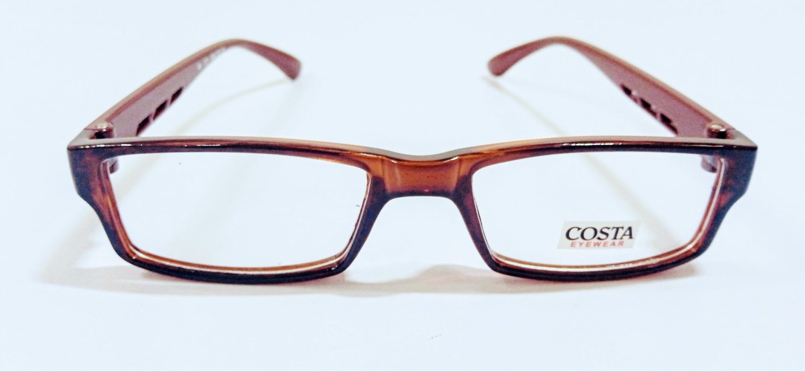 Discount Optical Plus eye wear Brown fullrim rectangular