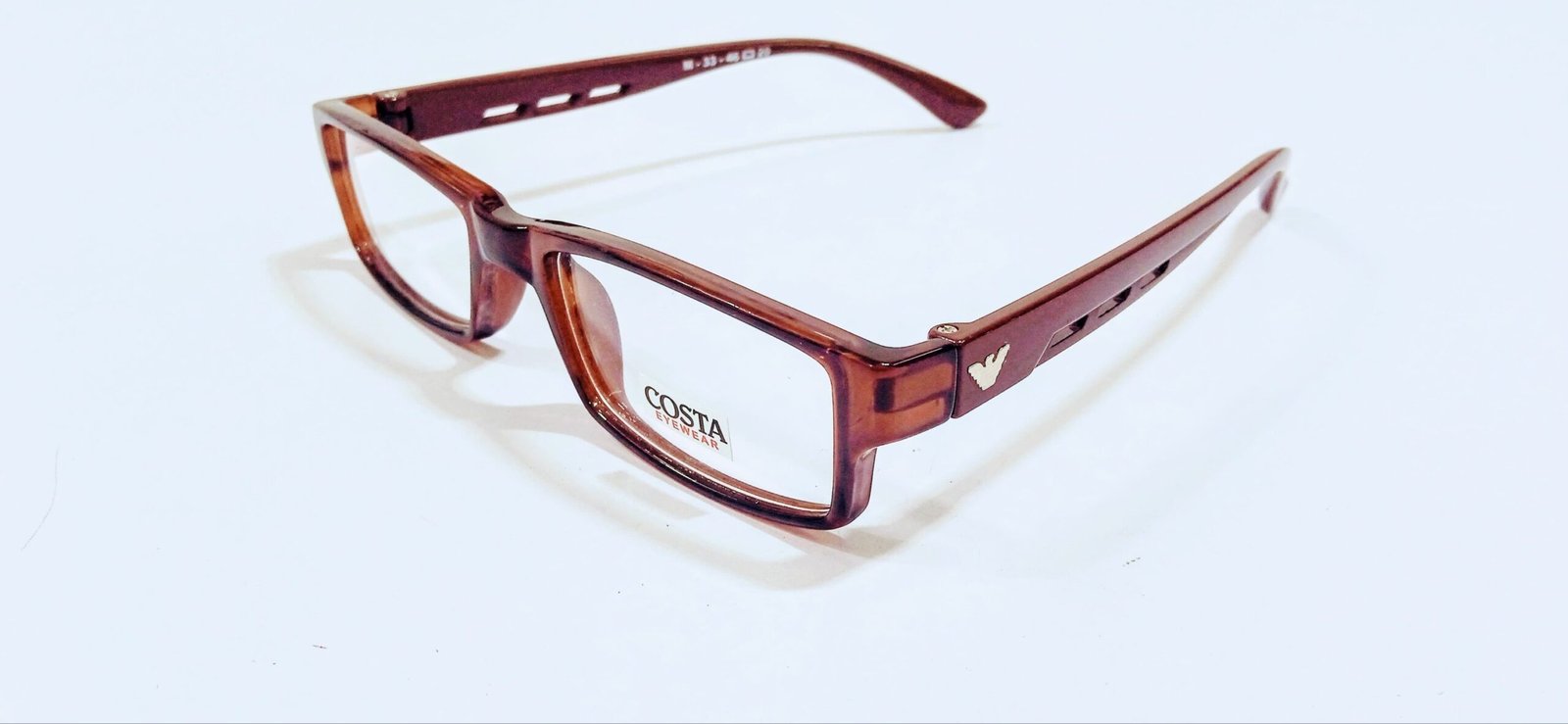 Discount Optical Plus eye wear Brown fullrim rectangular - Image 6