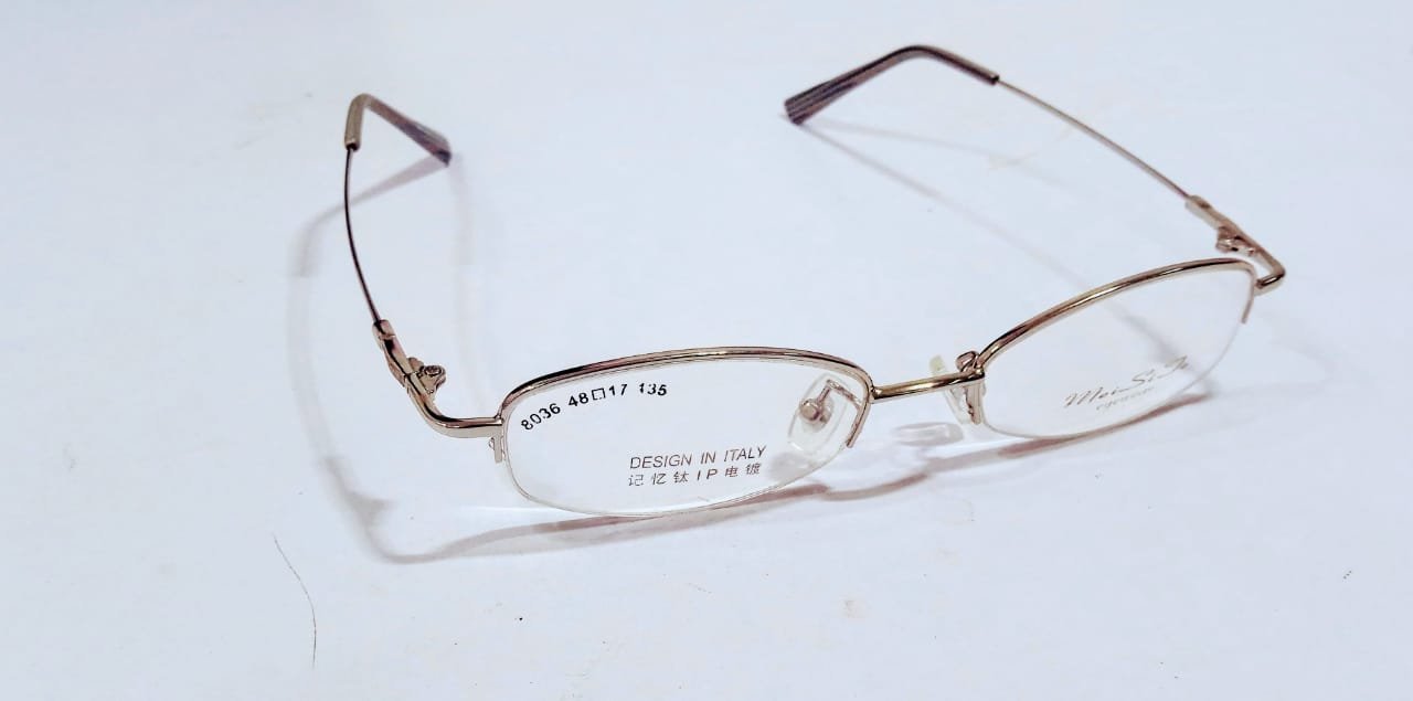 Discount Optical Plus rimless metal silver frame - Image 3