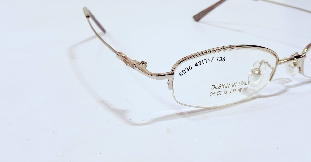 Discount Optical Plus rimless metal silver frame - Image 2