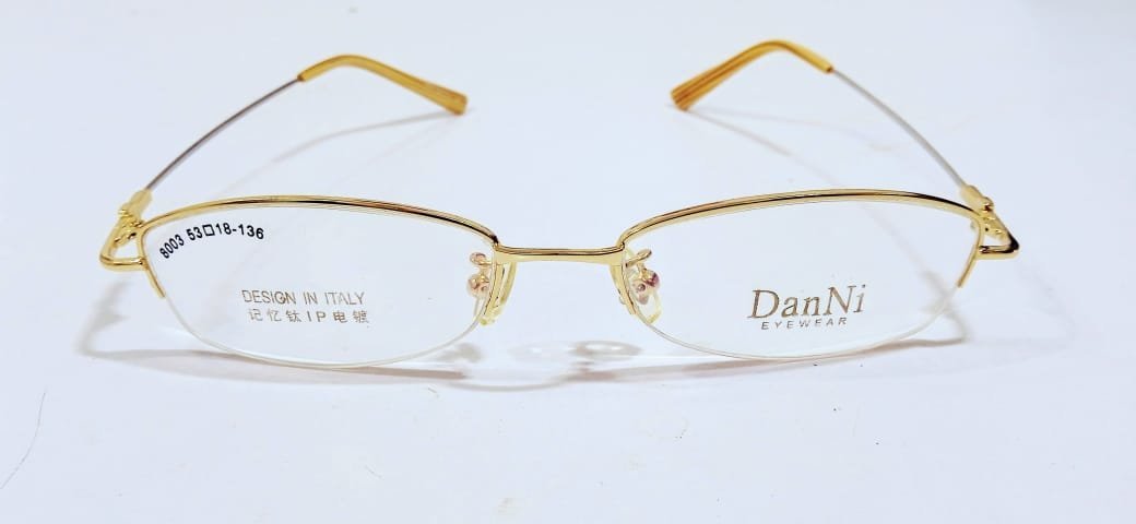 Discount Optical Plus rimles metal Golden frame