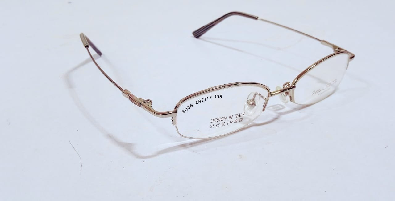 Discount Optical Plus rimless metal silver frame - Image 5