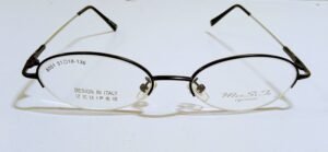 Discount Optical Plus eye wear rimless metal black  frame