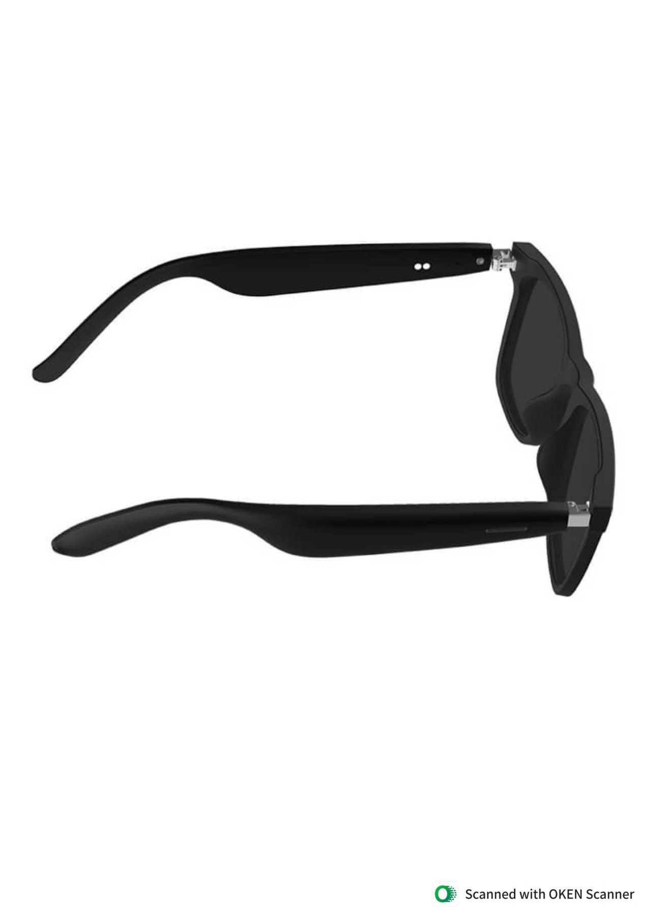 HX HEXA SMART BLUTOOTH GLASSES Audio Rectangular Polarized Sunglasses, Bluetooth 5.0 Version Wireless, Open Ear Style Listen Music and Calls - Pack of 1 (Black Frame-black Lens, One Size) - Image 11