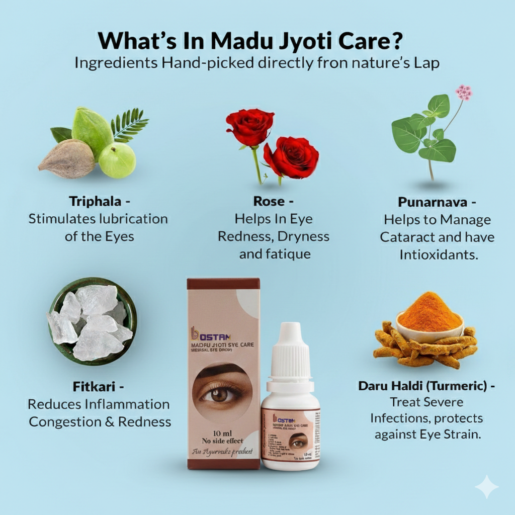 MADHU JYOTI EYE CARE( HERBAL EYE DROPS) - Image 3